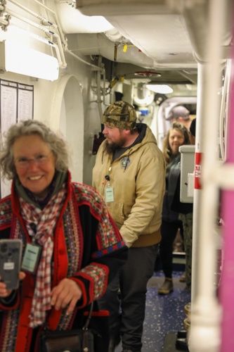 Homer, AK community tour the USS Momsen (DDG 92)