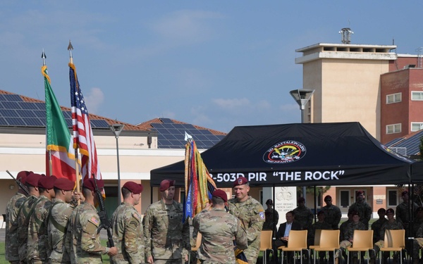 2nd Battalion, 503rd Infantry Regiment, 173rd Airborne Brigade Change of Command Ceremony June 8, 2023