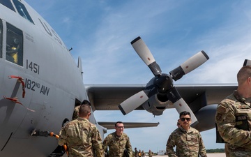 182nd Airlift Wing leads C-130 Hercules operations at NATO’s Air Defender 2023