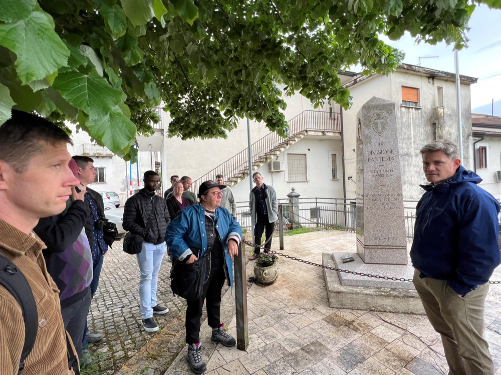 U.S. Army Garrison Italy staff ride focuses on Italian Campaign, namesake memorial