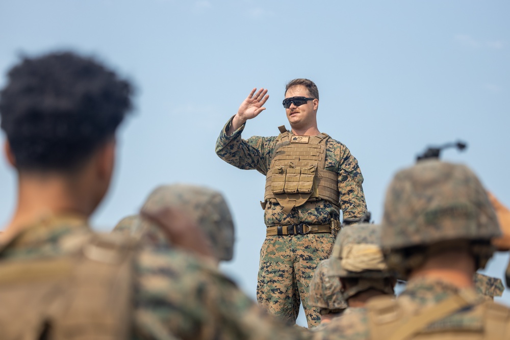 Basic Machine Gunner Course Live Fire Range