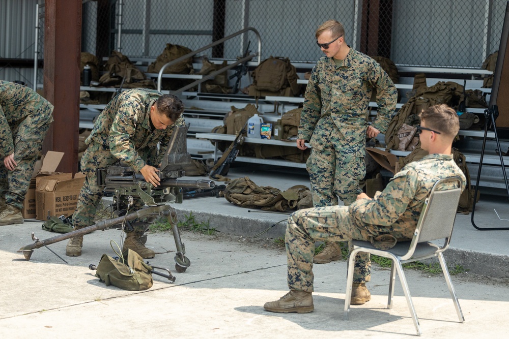 Basic Machine Gunner Course Live Fire Range