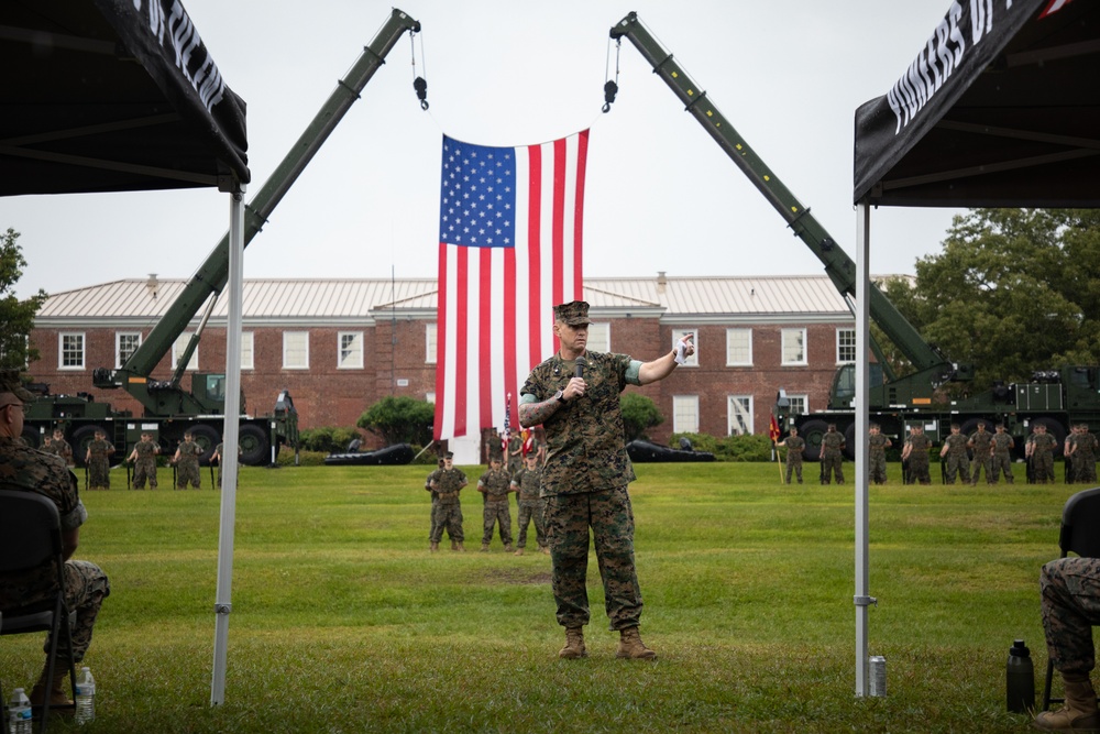 8th Engineer Support Battalion Change of Command