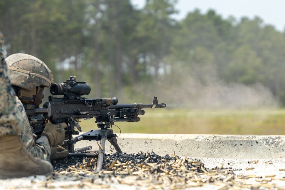 Basic Machine Gunner Course Live Fire Range