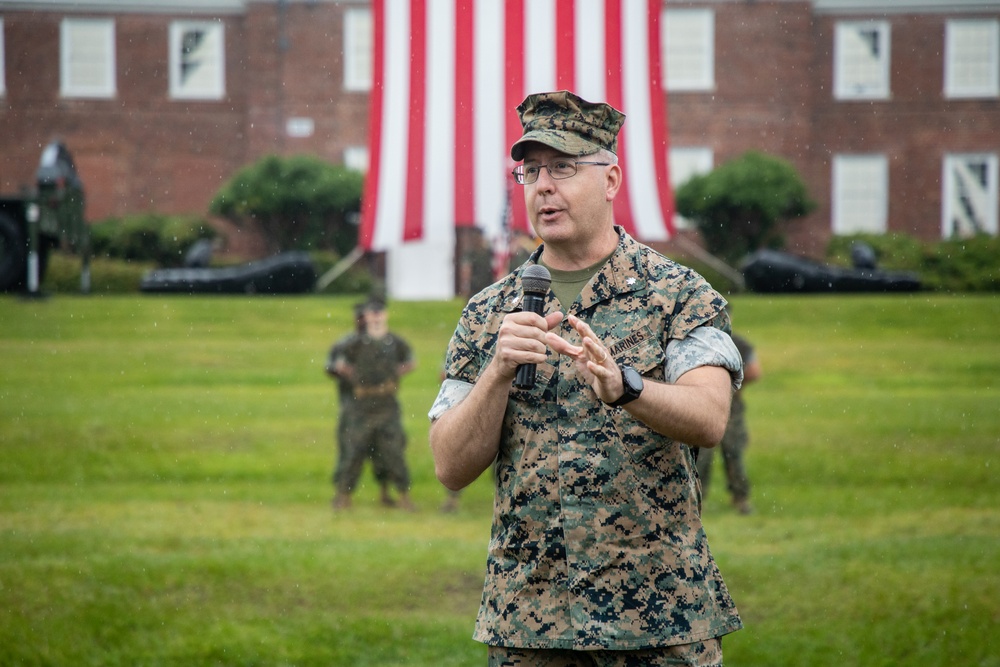 8th Engineer Support Battalion Change of Command