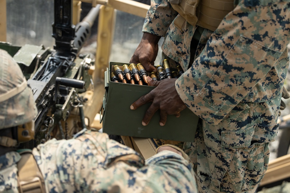 Basic Machine Gunner Course Live Fire Range