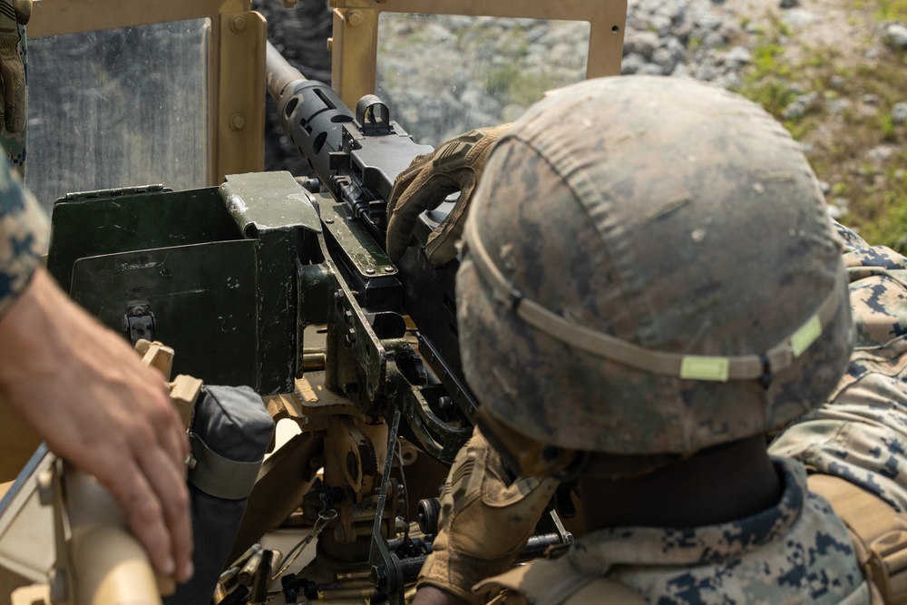 Basic Machine Gunner Course Live Fire Range