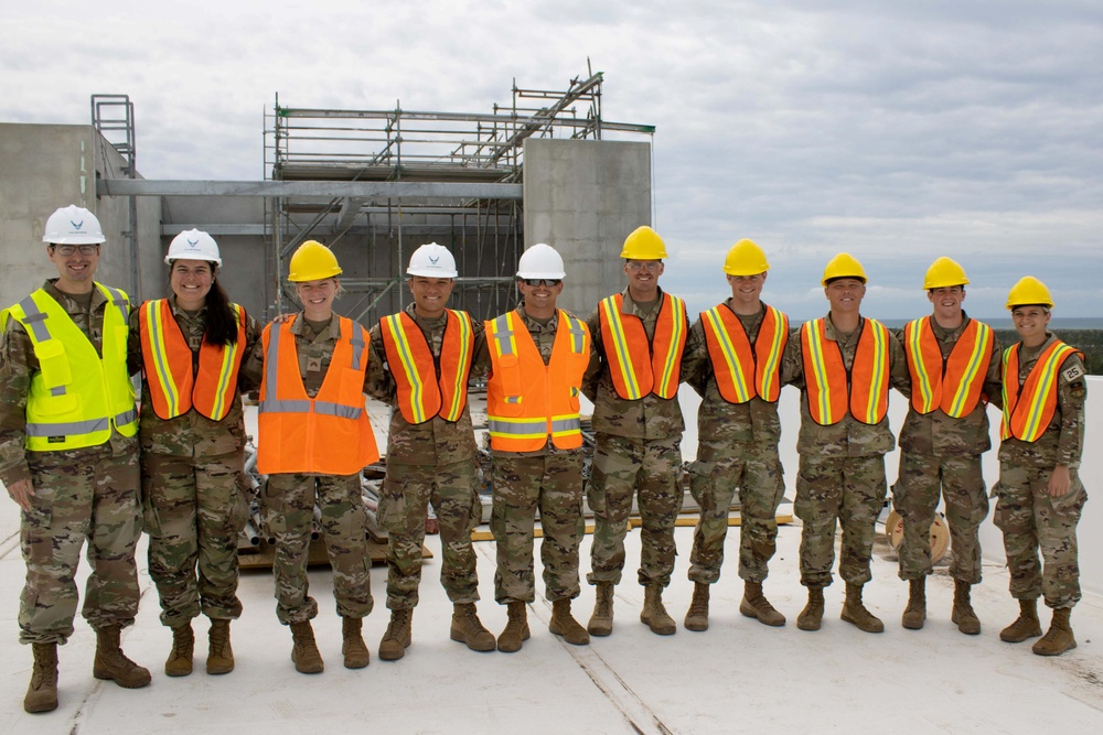 USAFA Cadets visit Tyndall's Natural Disaster Recovery Division
