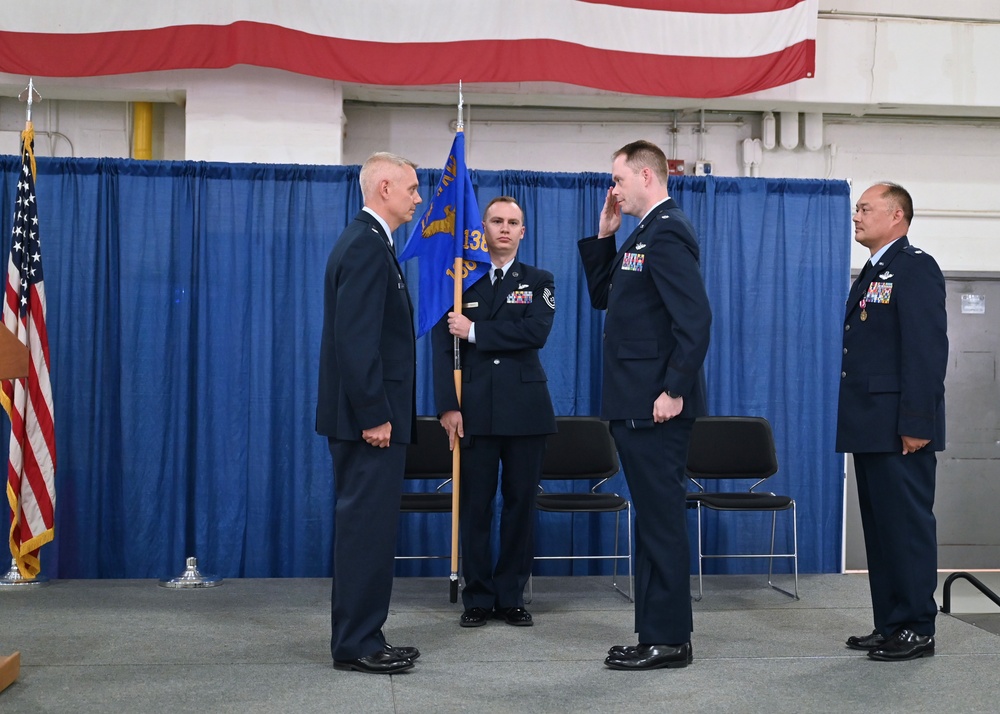 138th Attack Squadron Change of Command