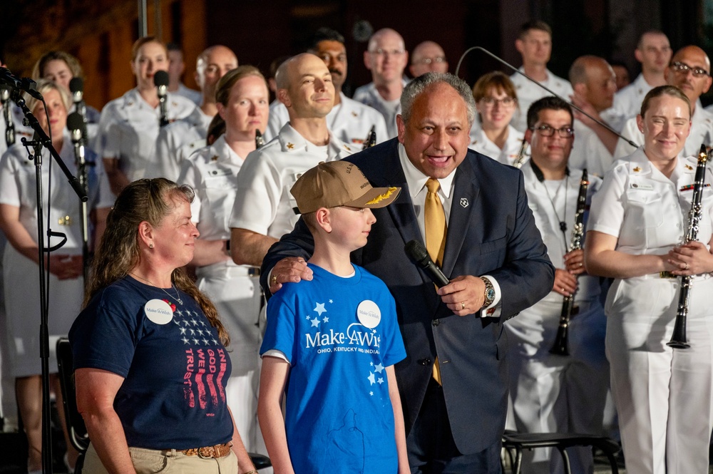 SECNAV Attends Concert On The Avenue Event