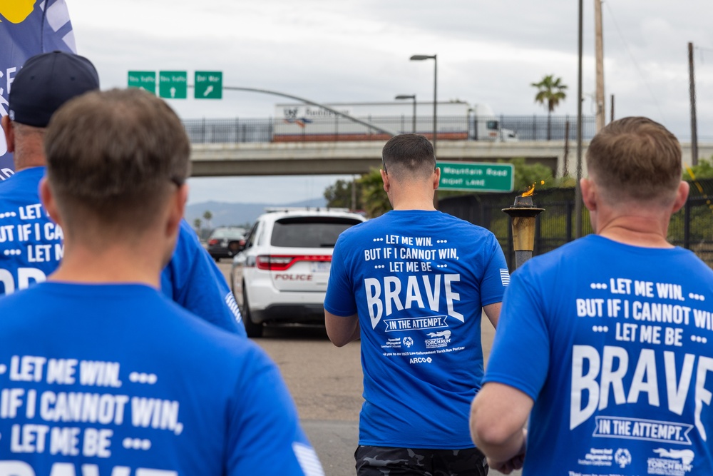 Camp Pendleton Police participate in 2023 Torch Run