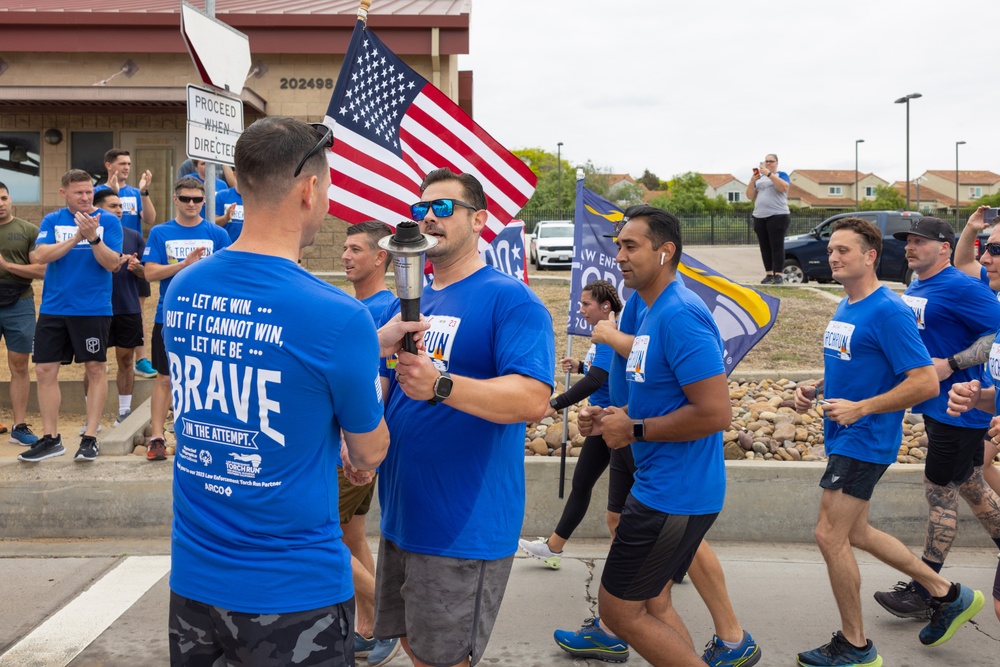 Camp Pendleton Police participate in 2023 Torch Run