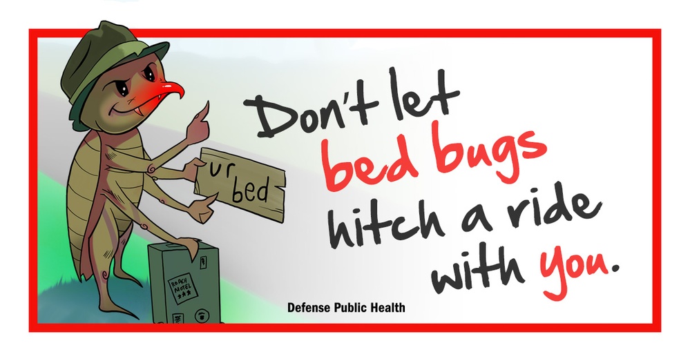 DOD expert offers tips on keeping bed bugs from hitching unwanted rides this travel season