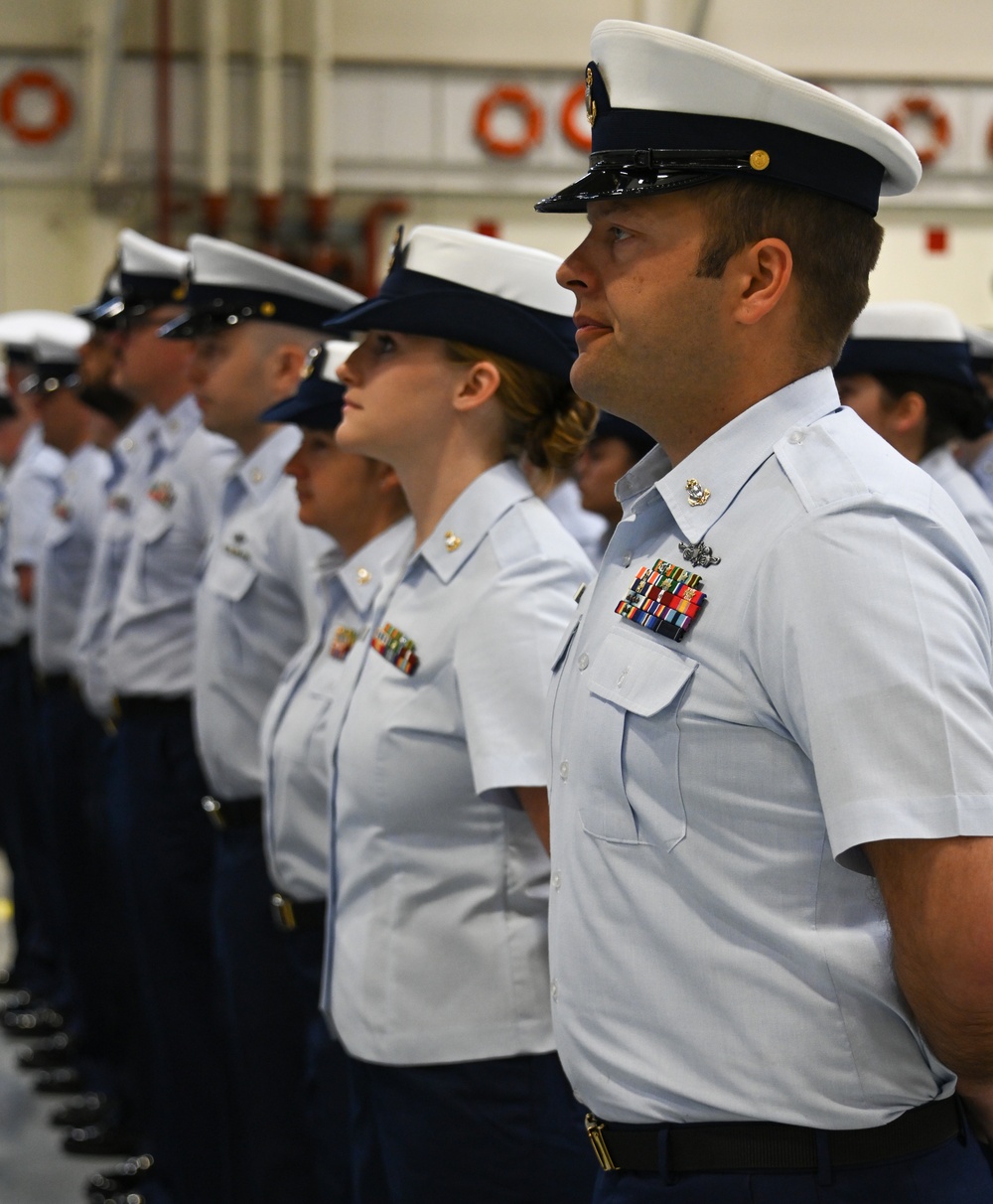 Coast Guard Base Kodiak holds change of command ceremony