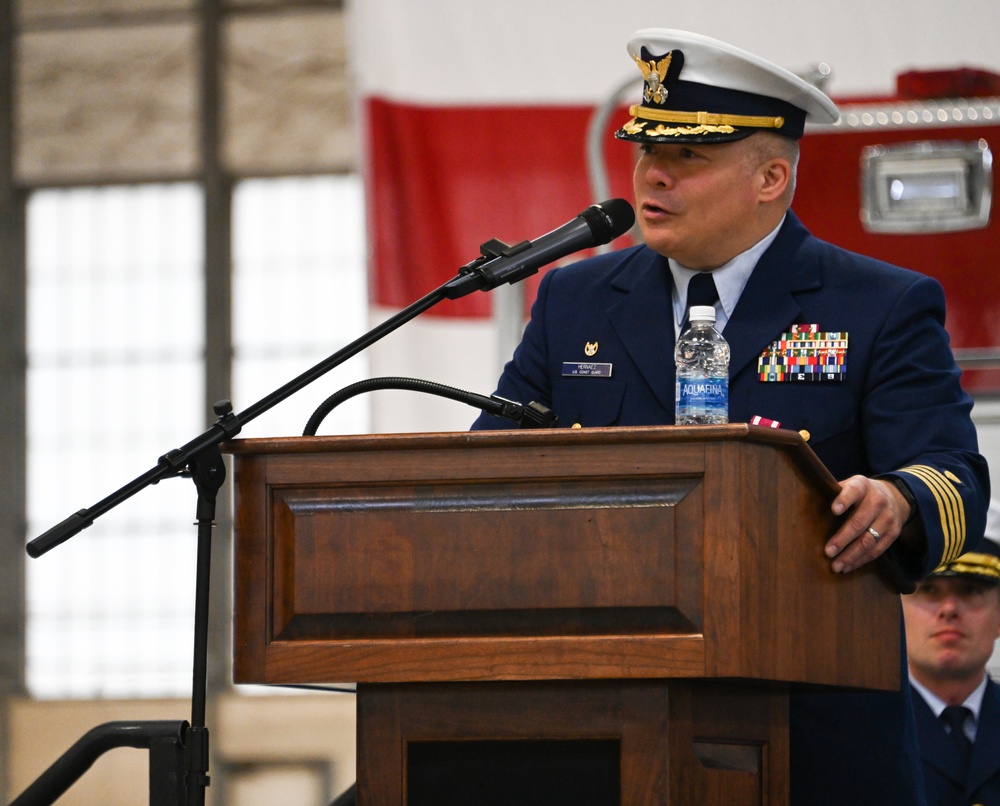 Coast Guard Base Kodiak holds change of command ceremony