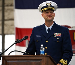 Coast Guard Base Kodiak holds change of command ceremony