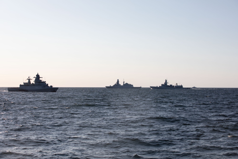 Standing NATO Maritime Group 1 participates in exercise Baltic Operations 2023.