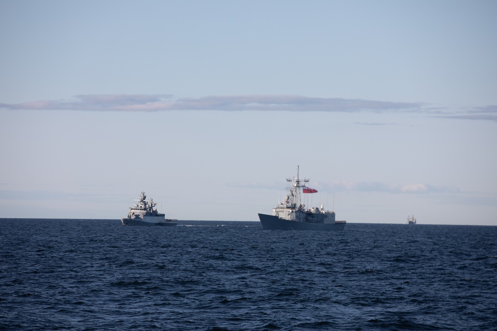 Standing NATO Maritime Group 1 participates in exercise Baltic Operations 2023.