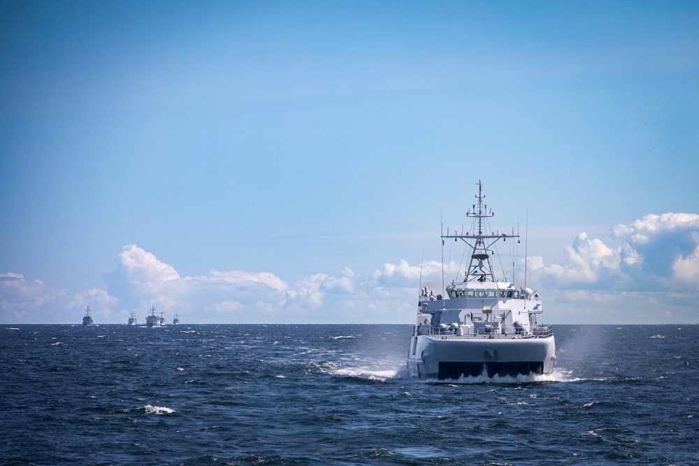 Standing NATO Maritime Group 1 participates in exercise Baltic Operations 2023.