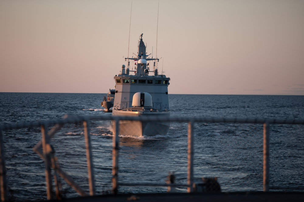 Standing NATO Maritime Group 1 participates in exercise Baltic Operations 2023.