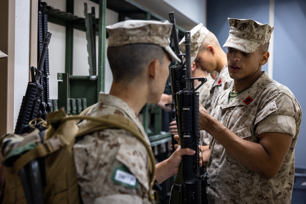 OCS Candidates Receive an Introduction to the UCMJ