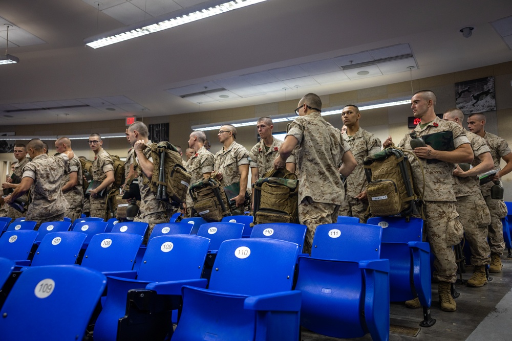 OCS Candidates Receive an Introduction to the UCMJ