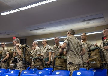 OCS Candidates Receive an Introduction to the UCMJ