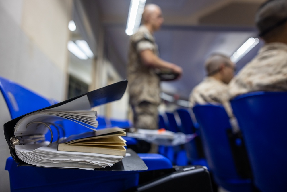 OCS Candidates Receive an Introduction to the UCMJ