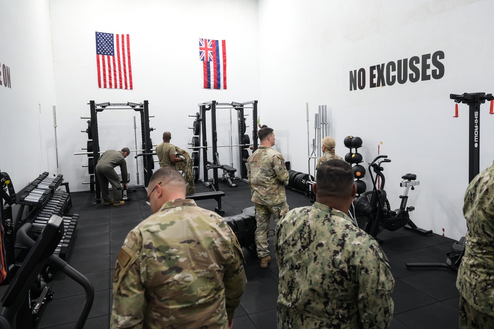 New Fitness Room opened in Hickam Gym