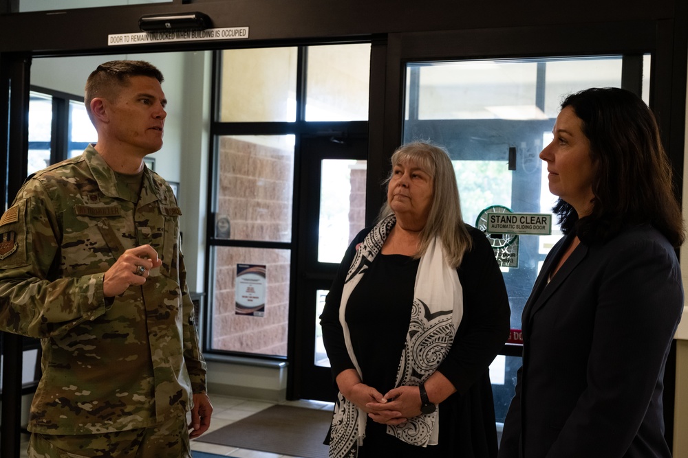 The Honorable Kristyn Jones, performing the duties of under secretary the of Air Force, visits Barksdale Air Force Base