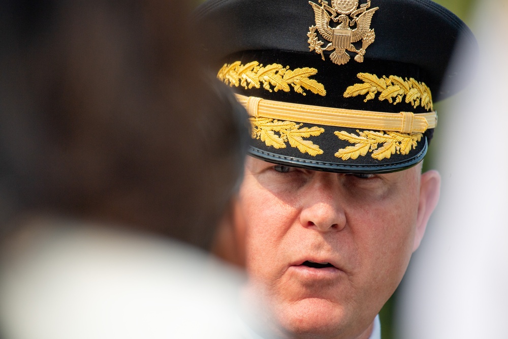 Prime Minister of United Kingdom Lays Wreath at Arlington National Cemetery