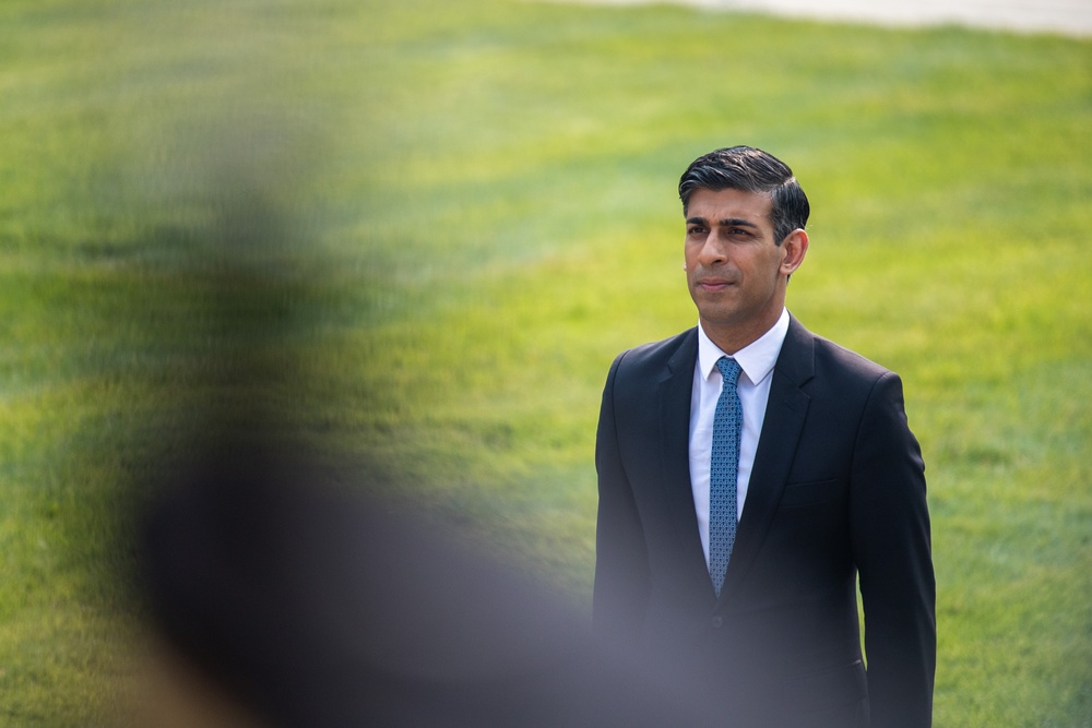 Prime Minister of United Kingdom Lays Wreath at Arlington National Cemetery