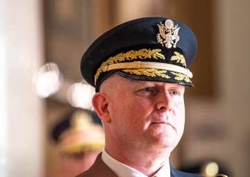 Prime Minister of United Kingdom Lays Wreath at Arlington National Cemetery