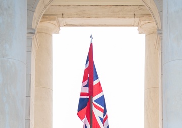 Prime Minister of United Kingdom Lays Wreath at Arlington National Cemetery