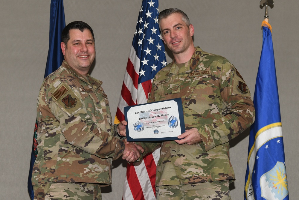 Senior Master Sgt. Jason Haase promotes to Chief