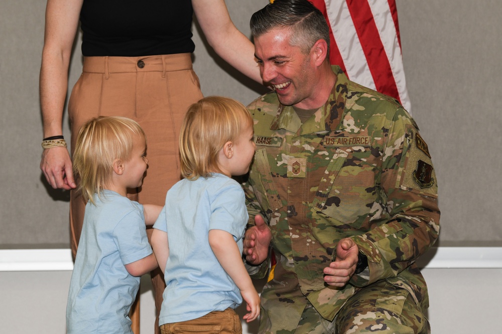 Senior Master Sgt. Jason Haase promotes to Chief