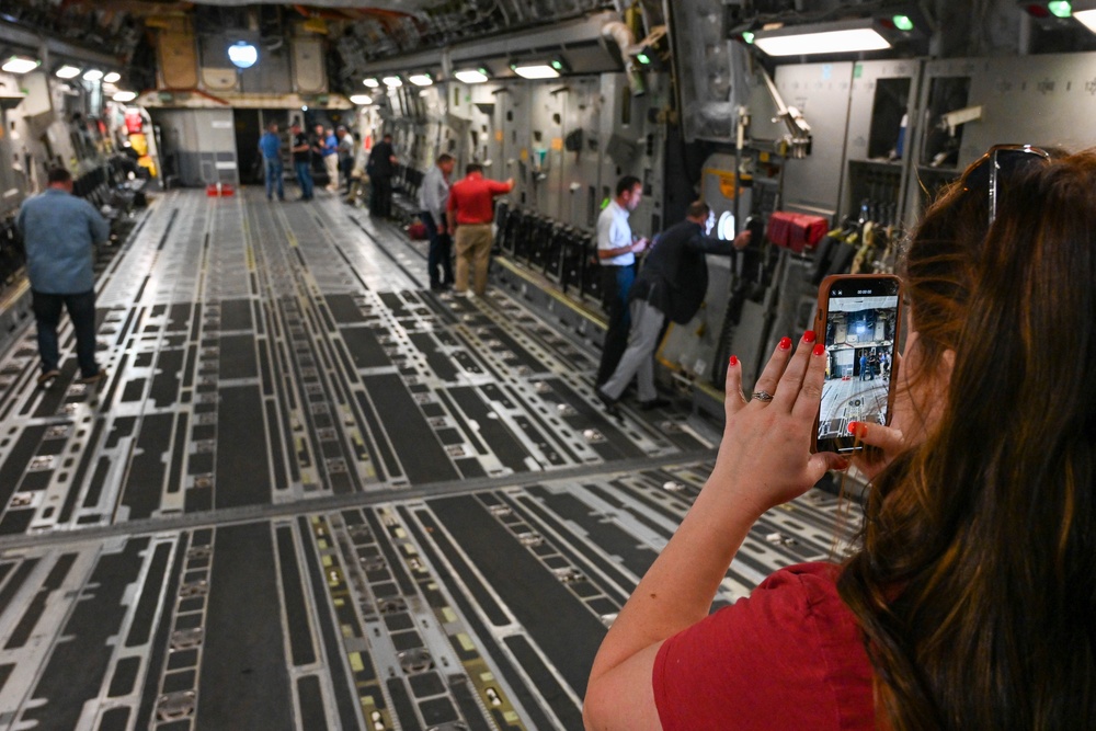 58 AS Airmen showcase C-17 capabilities to Altus, Vance AFB civic leaders