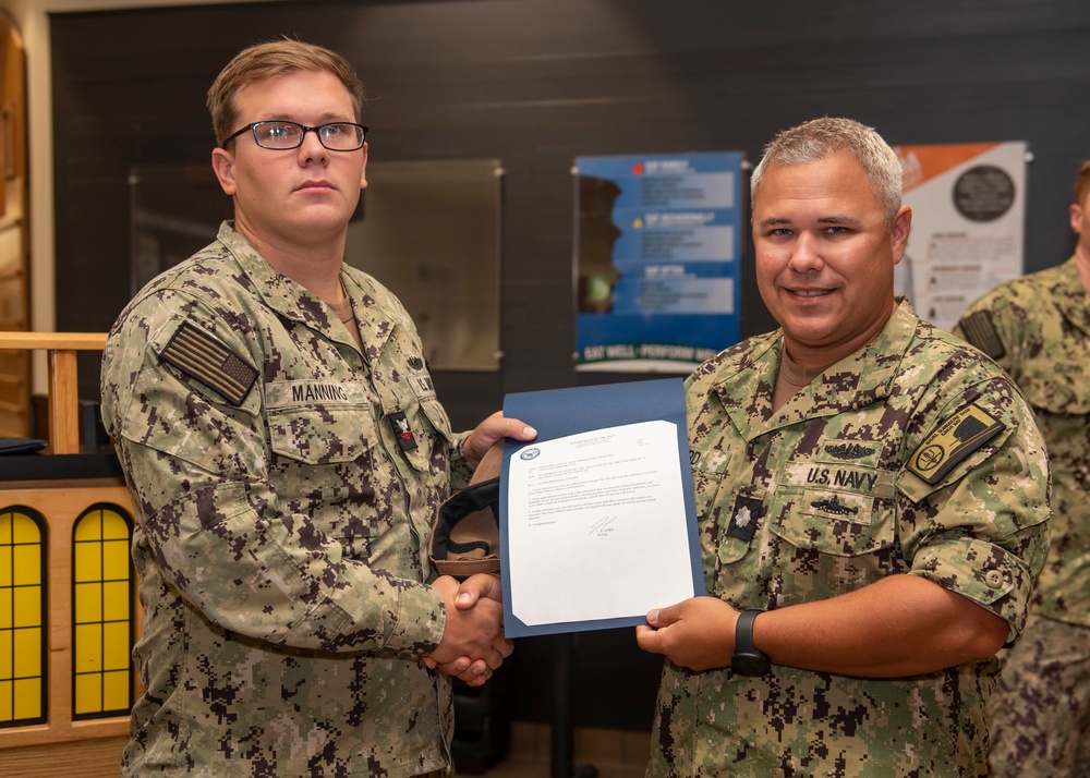 Naval Submarine Base Kings Bay Frocking Ceremony