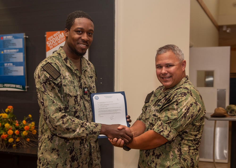 Naval Submarine Base Kings Bay Frocking Ceremony