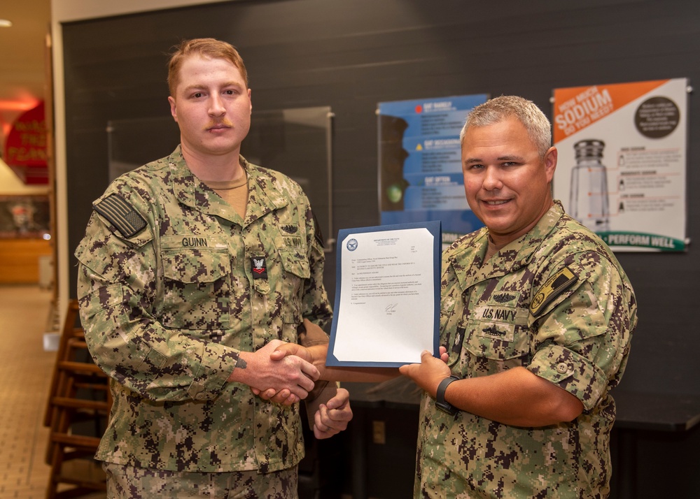 Naval Submarine Base Kings Bay Frocking Ceremony