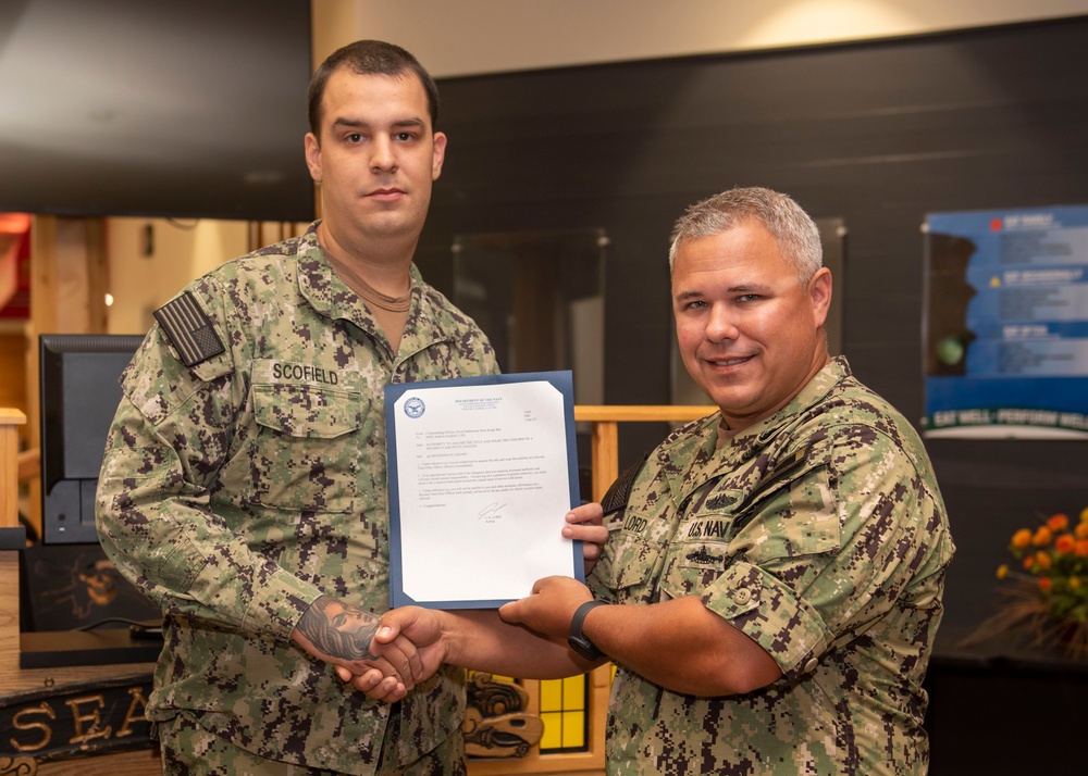 Naval Submarine Base Kings Bay Frocking Ceremony