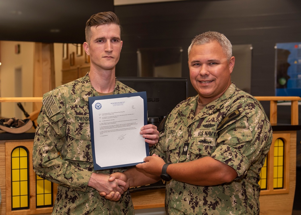 Naval Submarine Base Kings Bay Frocking Ceremony