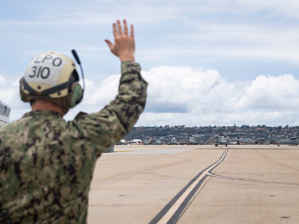 Helicopter Sea Combat Squadron 21 return to Naval Air Station North Island