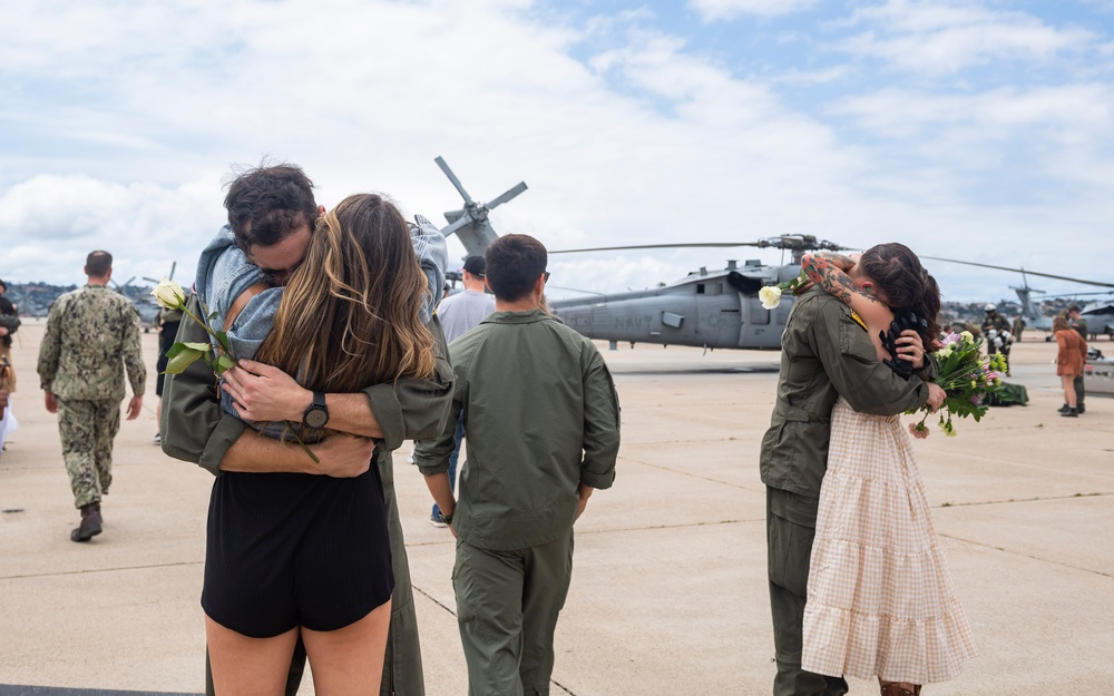 Helicopter Sea Combat Squadron 21 return to Naval Air Station North Island