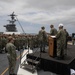 Abraham Lincoln hosts enlisted pinning ceremony