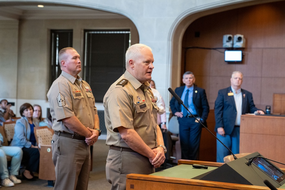 U.S. Army North celebrates the Army’s 248th birthday at City Hall