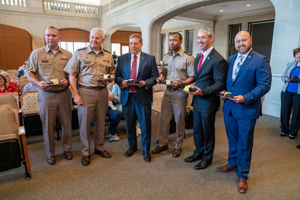 U.S. Army North celebrates the Army’s 248th birthday at City Hall