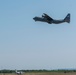C-130J Super Hercules from 136th Airlift Wing takes off at exercise Air Defender 2023