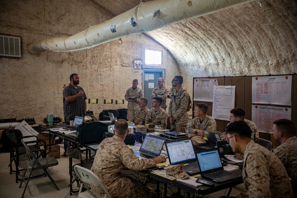 MAGTF-25 Conducts a Command Post Exercise at ITX 4-23