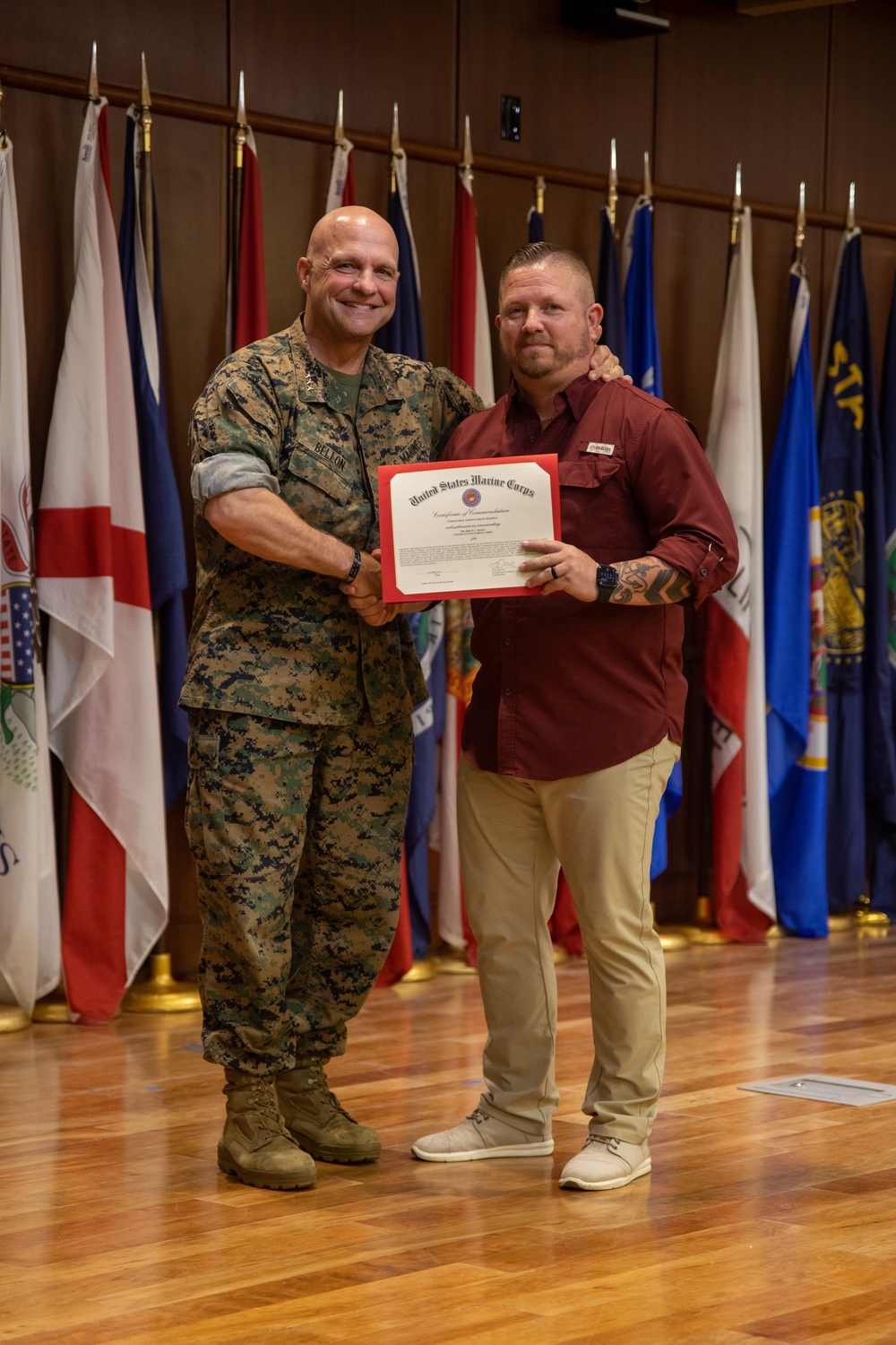 Marine Forces Reserve Civilian Award Ceremony